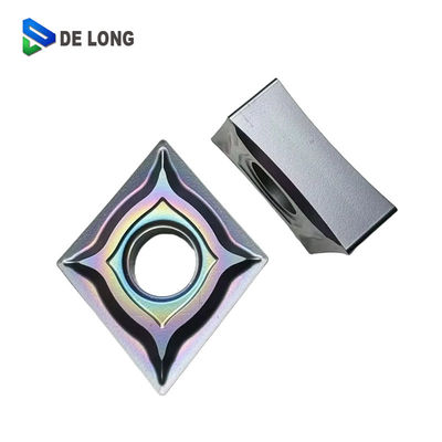 Negative Rake Angle CNMG120408 EF Hardmetal Carbide Turning Insert For Quenching Stainless Steel Parts