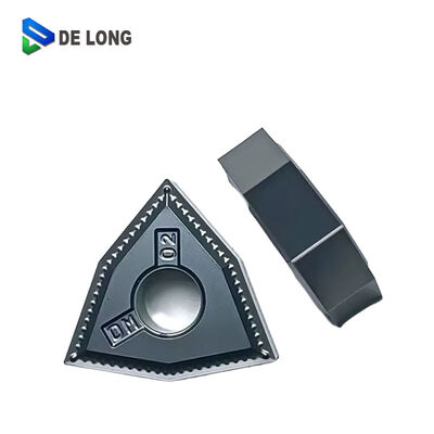 ซื้อ WNMG080402 เม็ดมีดคาร์ไบด์ CNC พร้อมเคลือบ PVD/CVD สำหรับการตัดเฉือนสแตนเลส การผลิตออนไลน์