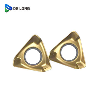 comprare 3PKT100408R Inserti di fresatura CNC CVD con rivestimento giallo per elevata efficienza e resistenza all'usura nelle parti in acciaio e in acciaio inossidabile fabbricazione online