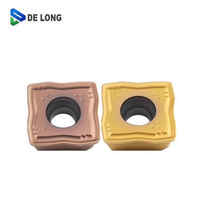 comprar Inserções de fresagem CNC de matriz de liga dura de alta resistência com revestimento PVD/CVD para usinagem pesada Fabricação em linha