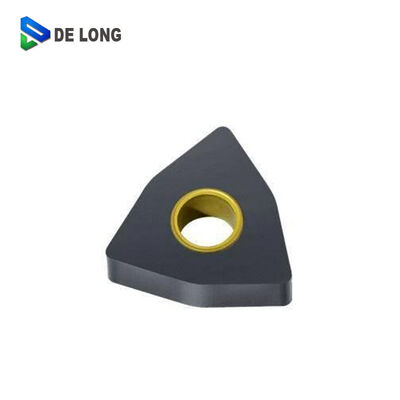 comprar WNMA080404 08 Revestimento CVD Pastilhas de Carboneto de Tungstênio para Processamento de Ferro Fundido Nodular com Alta Rigidez Fabricação em linha