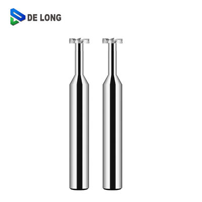 55 Degree Helix Angle Uncoated Solid Carbide T-Slot End Mill for Precision Slotting in Aluminum