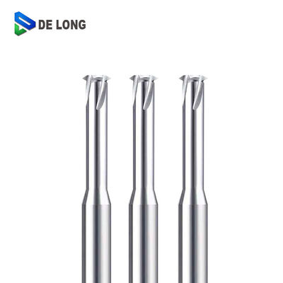 High-Precision 55 Degree Helix Angle Single-Tooth Thread Endmill with Mirror-Polished Cutting Edge for Aluminum Processing