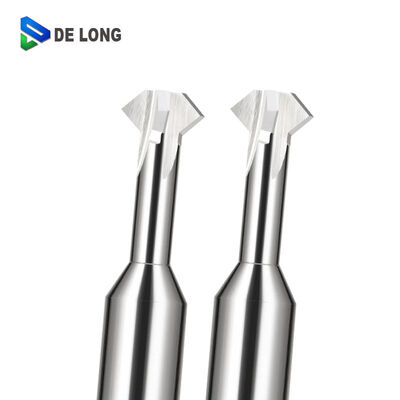55 Degree Helix Angle Uncoated Solid Carbide Chamfering Cutter with Mirror-Polished Flutes for Precision Aluminum Processing