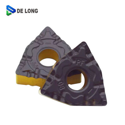 Bon prix WNMG080408 PF Double revêtement de haute résistance à l'usure inserts de tournage CNC pour les pièces en acier et en acier inoxydable en ligne