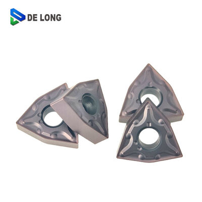 WNMG080404 08 MA Turning Carbide Insert with PVD Coating for Stainless Steel Parts and High Rigidity