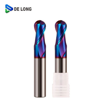 65 Degree Helix Angle Carbide End Mill with 4 Unequal Edges and Uneven Spiral for CNC Milling