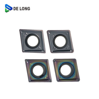 Bom preço CCMT09 CCMT09T304 08 SM Revestimento PVD de alta dureza Nano Azul CNC Turning Carbide Insert para HRC50° abaixo de usinagem on-line