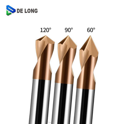 Good price High-Precision Solid Carbide Spotting Drill with 55 Degree Helix Angle and Dual-Flute Design for Accurate Center Drilling and Chamfering online