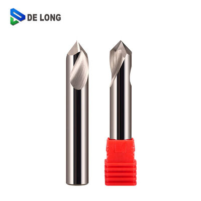 Good price High-Precision 55 Degree Helix Angle Uncoated Solid Carbide Spotting Drill and Chamfer Cutter for CNC Milling online