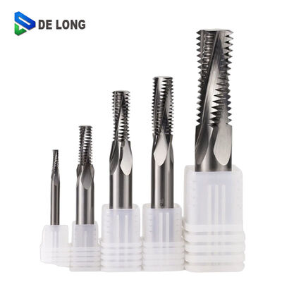 Bon prix Coupeuse à fil de carbure solide non recouvert à haute précision à angle d'hélice de 55 degrés pour l'usinage CNC en ligne